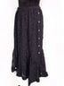 Coach 100% Silk 100% Polyester Floral Black White Silk Skirt Size S - photo 5