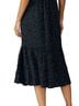 Coach 100% Silk 100% Polyester Floral Black White Silk Skirt Size S - photo 4