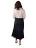 Coach 100% Silk 100% Polyester Floral Black White Silk Skirt Size S - photo 2