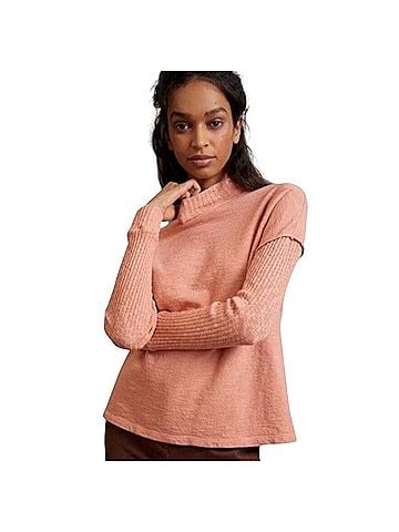 Amadi Francesca Mock Neck Turtleneck Sweater (view 1)