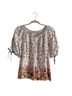 Max Studio Floral Multi Color Blouse Size S - photo 1