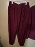 Via 100% Other Burgundy Active Pants Size XXL - photo 8