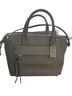 Coach 100% Leather Gray Tan Leather Satchel One size - photo 1