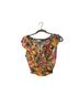 Cynthia Rowley Floral Multi Color Short Sleeve Blouse Size M - photo 1