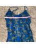 Free People 100% Viscose Floral Blue Yellow Green Jumpsuit Size 2 - photo 6