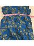 Free People 100% Viscose Floral Blue Yellow Green Jumpsuit Size 2 - photo 10