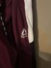 Reebok Burgundy Black White Sweatpants Size XL - photo 4