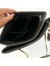 Bally 100% Leather Solid Black Gold Shoulder Bag One size - photo 5