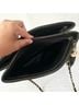Bally 100% Leather Solid Black Gold Shoulder Bag One size - photo 15