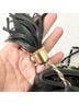 Bally 100% Leather Solid Black Gold Shoulder Bag One size - photo 6
