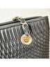 Bally 100% Leather Solid Black Gold Shoulder Bag One size - photo 7