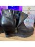 Ash 100% Leather Black Ankle Boots Size 8 - photo 3