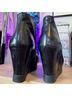 Ash 100% Leather Black Ankle Boots Size 8 - photo 5
