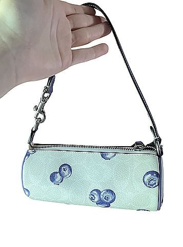Coach Nolita Blueberry print barrel Leather Shoulder Bag (view 2)