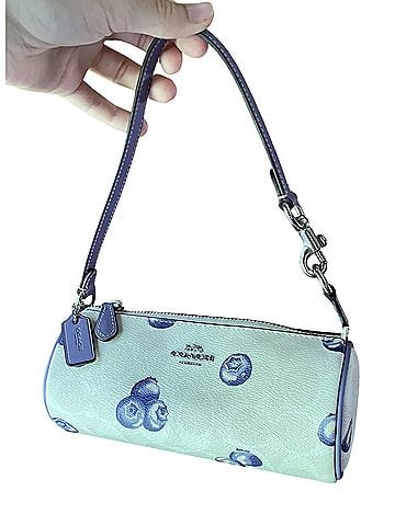 Coach Nolita Blueberry print barrel Leather Shoulder Bag (view 1)