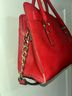 Michael Kors 100% Leather Red Gold Satchel One size - photo 5