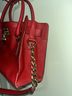 Michael Kors 100% Leather Red Gold Satchel One size - photo 3