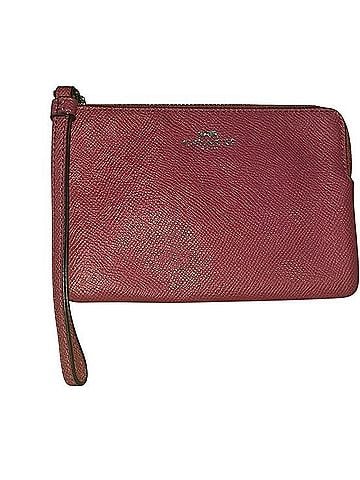 Coach Corner Zip Wristlet Clutch (view 1)