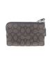 Coach Solid Gray Black Wristlet One size - photo 2