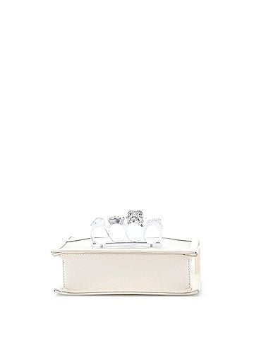 Alexander McQueen Jewelled Flap Satchel PVC Small (view 2)