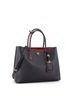 Prada 100% Leather Black Cuir Double Tote Saffiano Leather Medium One size - photo 3