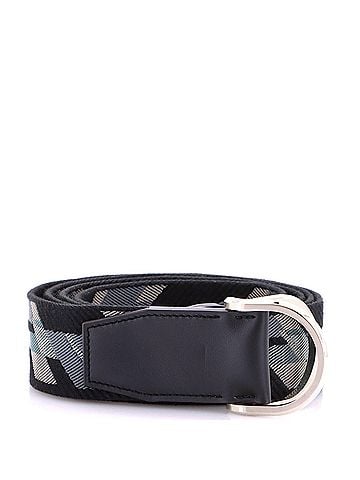 Hermès Double D Ring Belt Printed Canvas and Leather (view 1)