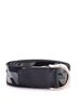 Hermès Gray Black Double D Ring Belt Printed Canvas and Leather One size - photo 1