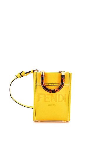 Fendi Sunshine Shopper Tote Leather Mini (view 1)