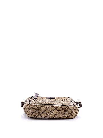 Gucci Front Zip Messenger GG Coated Canvas Small (view 2)