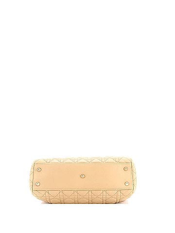 Christian Dior Soft Chain Tote Cannage Quilt Lambskin Small (view 2)