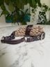 Coach Print Tan Brown Silver Leather Shoulder Bag One size - photo 11