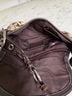 Coach Print Tan Brown Silver Leather Shoulder Bag One size - photo 13