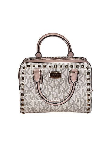 Michael Kors Leather Satchel (view 1)