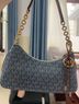 Michael Kors Blue Leather Shoulder Bag One size - photo 4