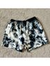 Alo Yoga Tie-dye Gray Blue Shorts Size L - photo 7