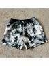Alo Yoga Tie-dye Gray Blue Shorts Size L - photo 5