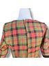 Retrolicious Plaid Orange Green Casual Dress Size S - photo 9