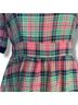 Retrolicious Plaid Orange Green Casual Dress Size S - photo 12