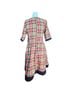 Retrolicious Plaid Orange Green Casual Dress Size S - photo 2