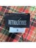 Retrolicious Plaid Orange Green Casual Dress Size S - photo 3