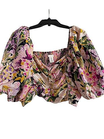 H&M Short Sleeve Blouse (view 1)