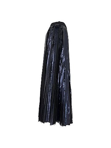 Proenza Schouler Proenza Schouler Pleated Metallic Midi Skirt in Multicolor Polyester (view 2)