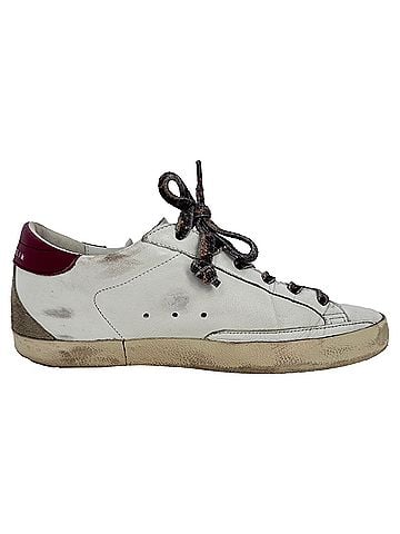 Golden Goose Golden Goose Super-Star Sneakers in White Leather (view 1)