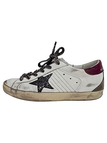 Golden Goose Golden Goose Super-Star Sneakers in White Leather (view 2)