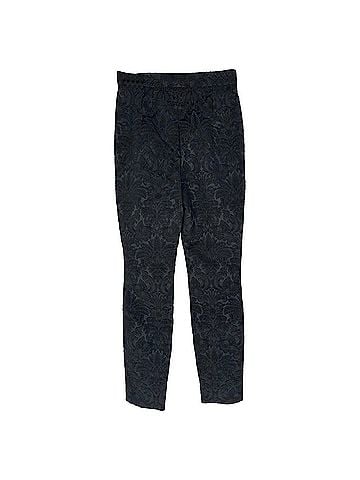 Dolce & Gabbana Dolce &amp; Gabbana Floral Jacquard Trousers in Black Polyester (view 2)