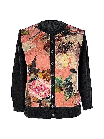 Dolce & Gabbana Dolce &amp; Gabbana Floral Jacquard Cardigan in Multicolor Cashmere (view 1)