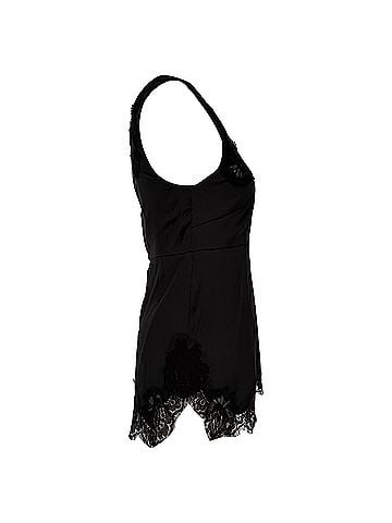 Dolce & Gabbana Dolce &amp; Gabbana Lace-Trimmed Sleeveless Top in Black Silk (view 2)