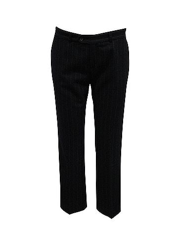 Joseph Joseph Pinstriped Pants in Navy Blue Wool (view 1)