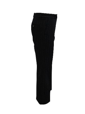 Joseph Joseph Pinstriped Pants in Navy Blue Wool (view 2)