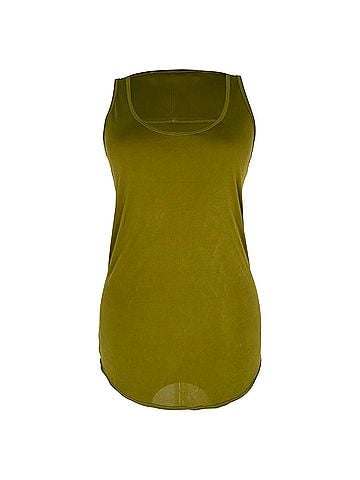 Givenchy Givenchy Scoop Neck Tank Top in Olive Viscose (view 1)